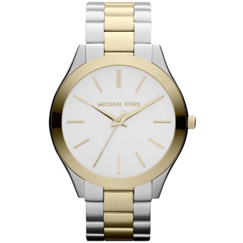 michael kors runway watch two tone|michael kors waterproof watch.